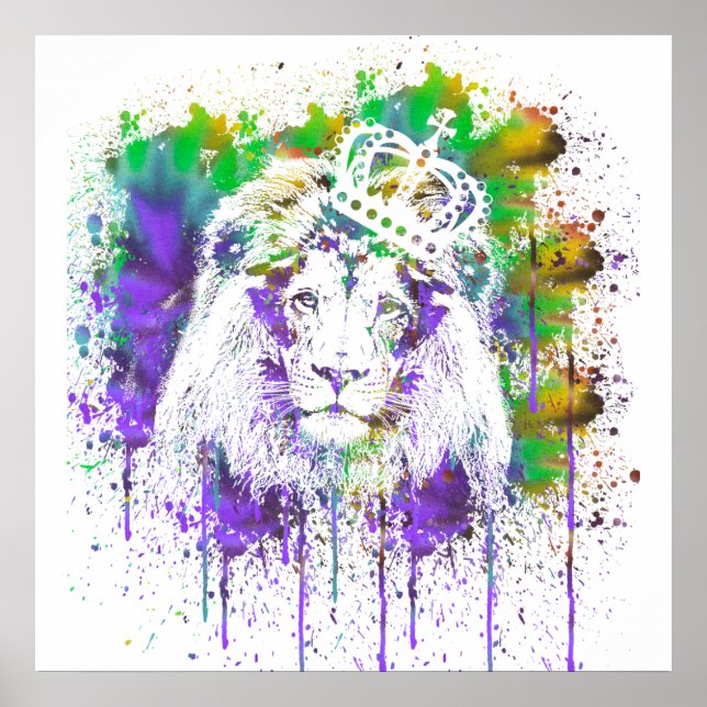 Krona Splat Poster (Framsidan)