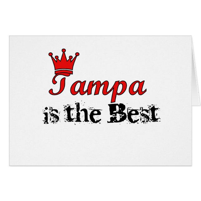 Krona Tampa Hälsningskort (Framsidan Horizontal)