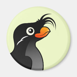 Krönad Auklet Magnet