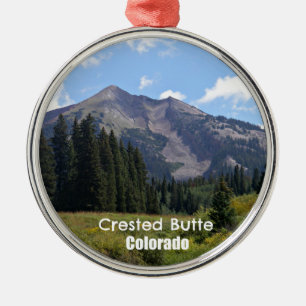 Krönad Butte, Colorado Julgransprydnad Metall