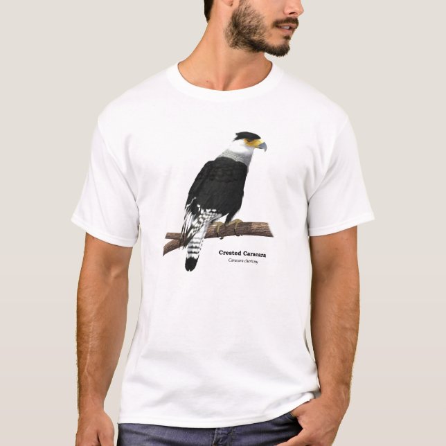 Krönad CaracaraT-tröja T-shirt (Framsida)