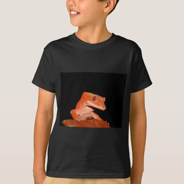 krönad gecko tee (Framsida)