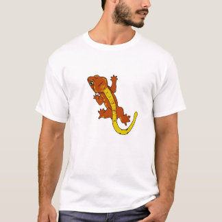 Krönad GeckoT-tröja (orangen) T Shirt