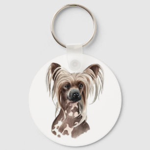Krönad Keychain kines Nyckelring