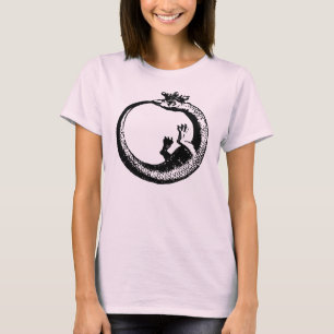 Krönad Ouroboros alkemiskjorta T Shirt