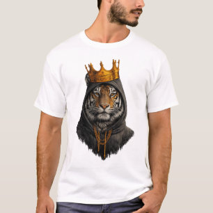 Kronad Tiger King T-Shirt – Royal Streetwear Stil