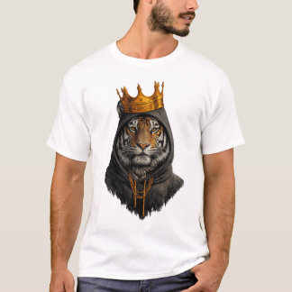 Kronad Tiger King T-Shirt – Royal Streetwear Stil