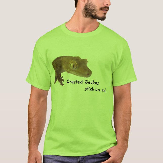 Krönade Geckos Tee Shirt (Framsida)