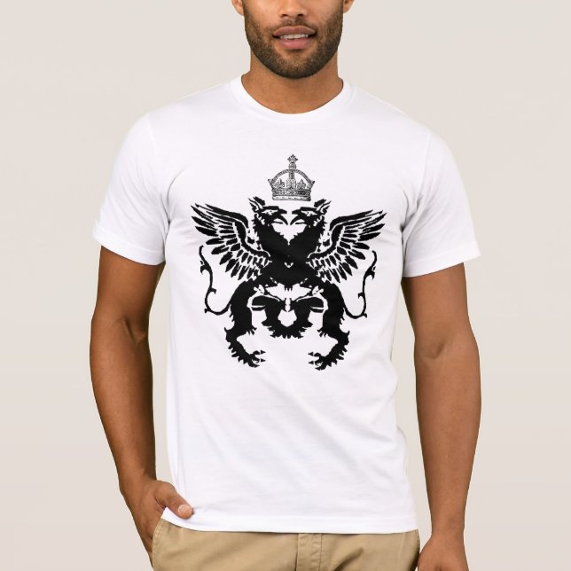 Krönade griper t shirt (Framsida)