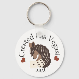Krönade Las Vegas Souvenior 2012 Keychain Nyckelring