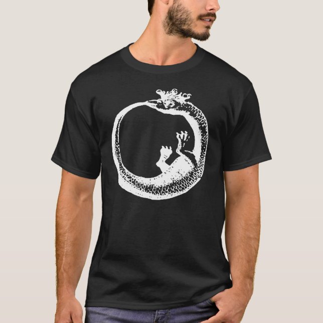 Krönade Ouroboros T-shirt (Framsida)