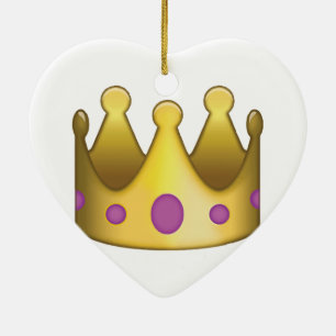 Kronaemoji Julgransprydnad Keramik