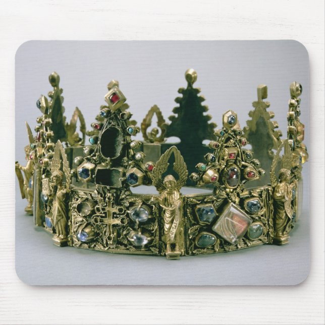 Kronan av St Louis, 13th århundrade (silver-gilt Musmatta (Framsidan)