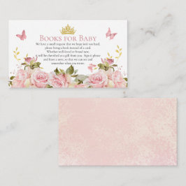 Kronans fjärilar Blommig dusch Böcker för bebis Tilläggskort