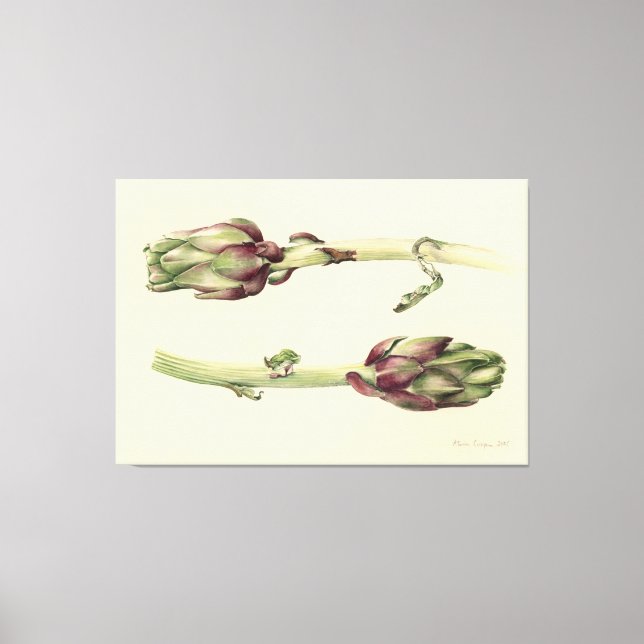 Kronärtskockor 2005 canvastryck (Framsida)