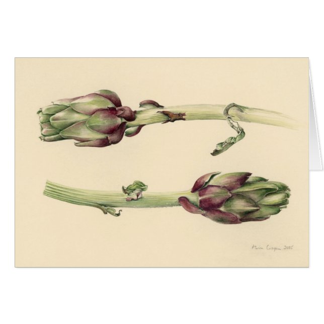 Kronärtskockor 2005 hälsningskort (Framsidan Horizontal)