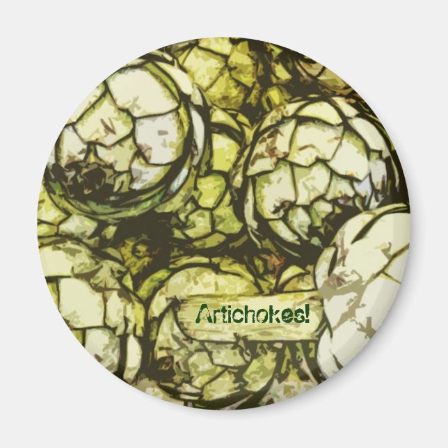 Kronärtskockor! Magnet (Framsidan)