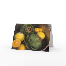 Kronärtskockor och recept på ett mappat gratulatio