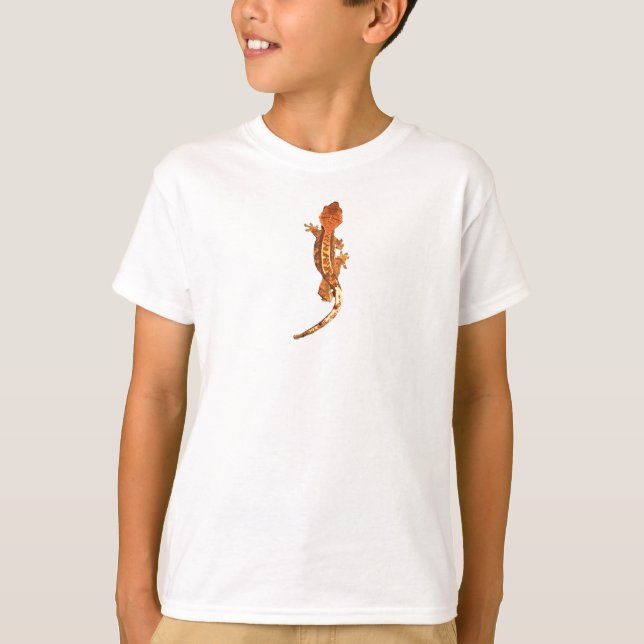 Krönat Geckobarns skjorta för t Shirt (Framsida)