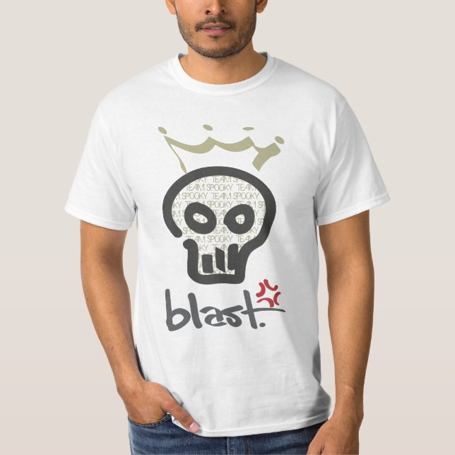 Kronatryckvågskjorta Tee (Framsida)