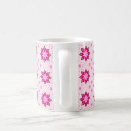 Kronblad blommar konfettimönster kaffemugg