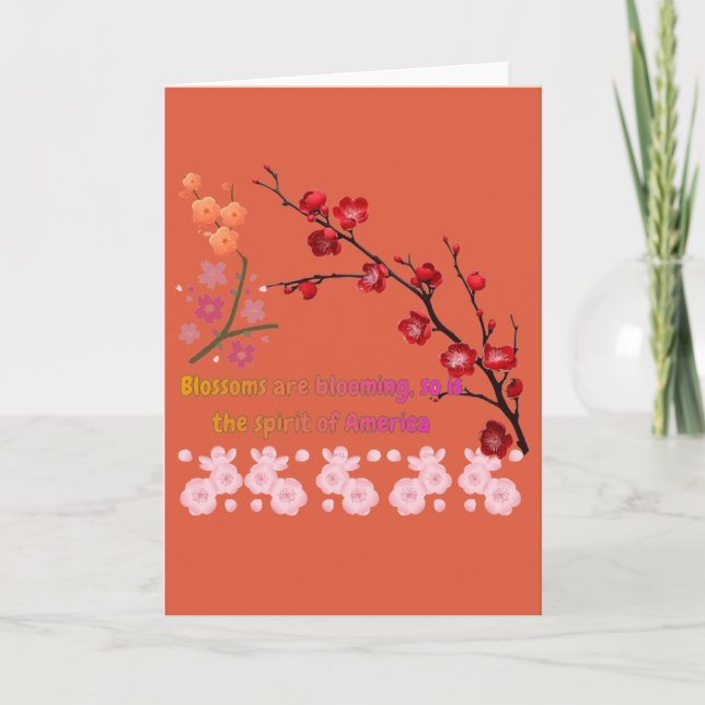 Kronblad i rosa harmoni röd orange kort (Framsida)