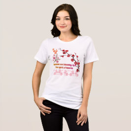 Kronblad i rosa harmoni t shirt