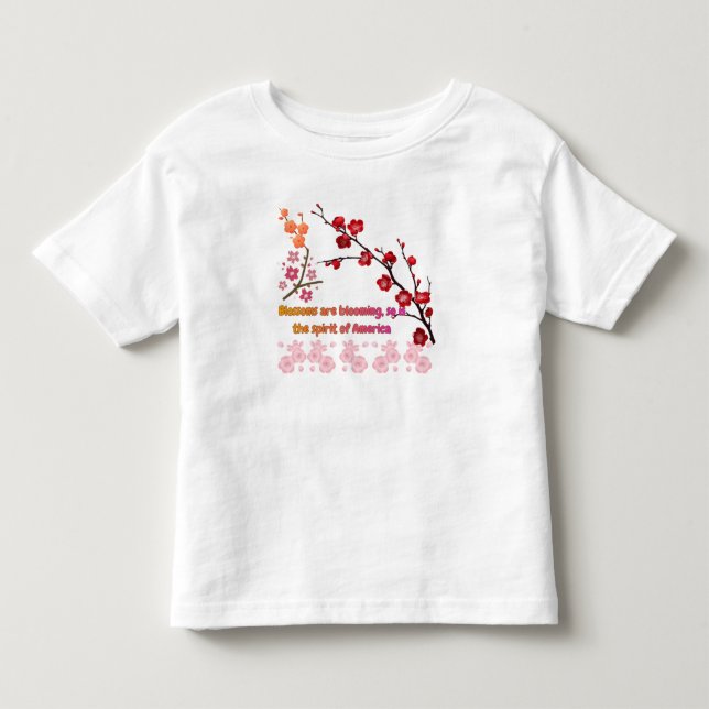 Kronblad i Rosa Harmoni T Shirt (Framsida)