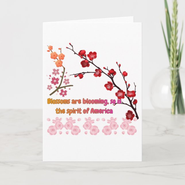Kronblad i rosa harmoni vit kort (Framsida)