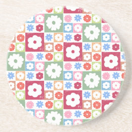 Kronblad i tystnad 05. Blommönster. Underlägg