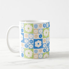 Kronblad i tystnad 06. Blommönster. Kaffemugg