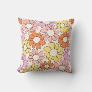 Kronblad Jubileum Mjuk Retro Citrus Kudde