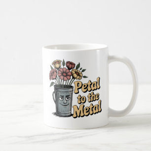 Kronblad mot metallen Kaotisk kärlekshumor med o Kaffemugg