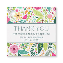 Kronblad och Prosecco Blommig Bröllopsdusch