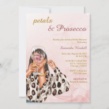 Kronblad och Prosecco Bröllopsdusch