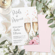Kronblad Och Prosecco Bröllopsdusch