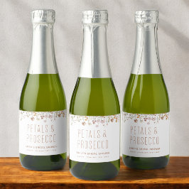 Kronblad och Prosecco Vildblommobröllopsfest
