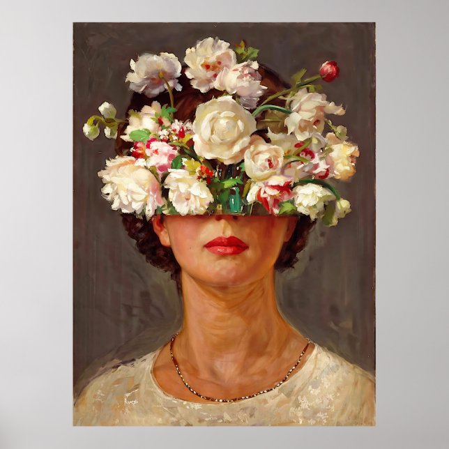 Kronblad Pout "Florence" Konst & Blomsterällskapet Poster (Framsidan)