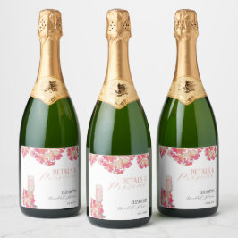 Kronblad & Prosecco Bröllopsdusch Blommig Rosa