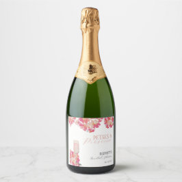 Kronblad & Prosecco Bröllopsdusch Blommig Rosa