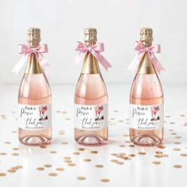Kronblad & Prosecco Rosa Rosa Blommig Bröllopsdusc