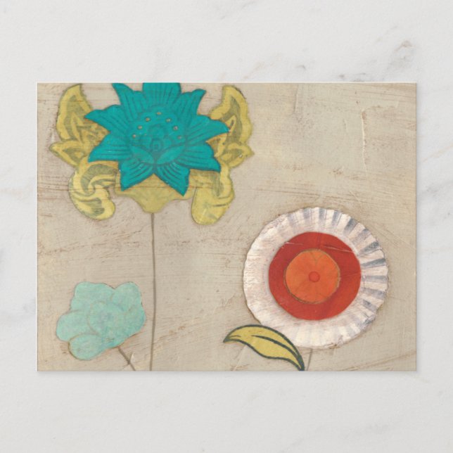 Kronbladsmönster I Vykort (Framsida)