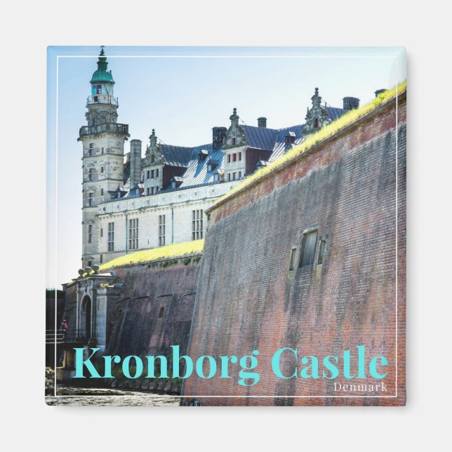 Kronborg Danmark Souvenir Magnet (Framsidan)