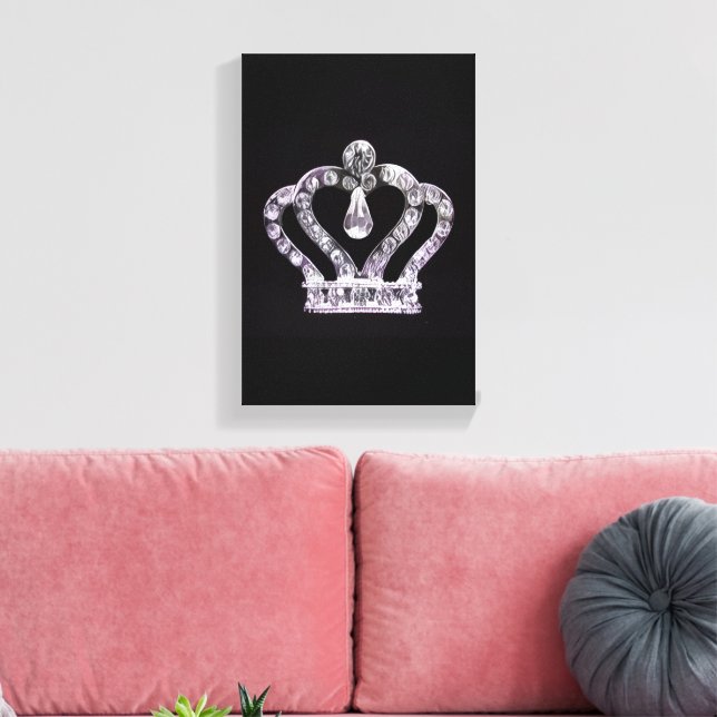 Kronduktryck på canvas (Insitu (Vardagsrum))