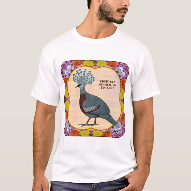 Kronduvans blommor t-shirt (Framsida)