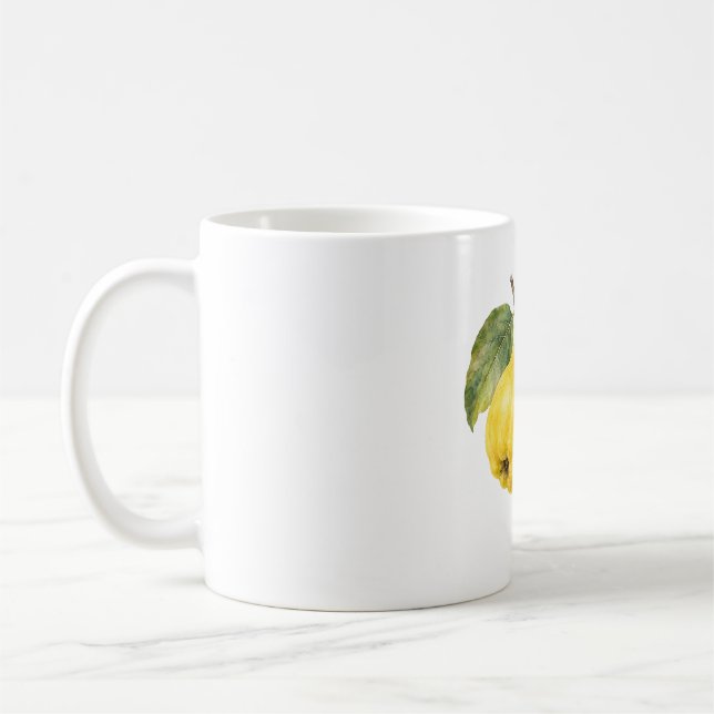 Kronfrukter med blad kaffemugg (Vänster)