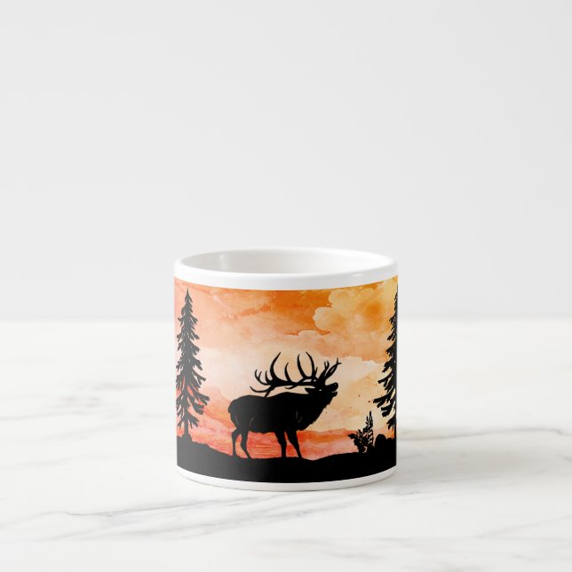 Kronhjortsjägare Mugg Espressomugg (Framsidan)