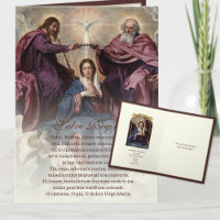 Kröning av jungfru Maria katolsk Salve Regina 