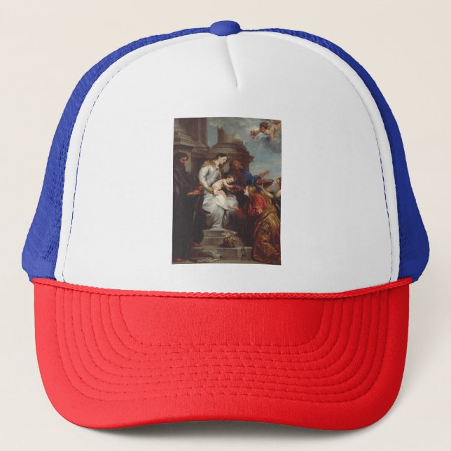 Kröningen av Sankt Rosalia av Anthony van Dyck Keps (Framsida)