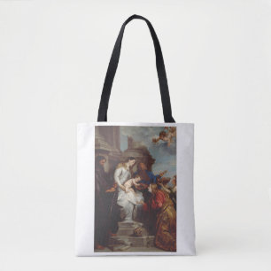 Kröningen av Sankta Rosalia av Anthony van Dyck Tygkasse